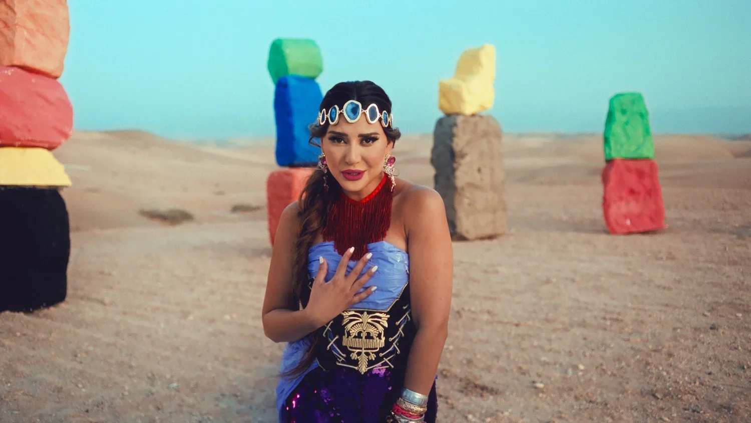 Aida Khaled color grade, frame 4