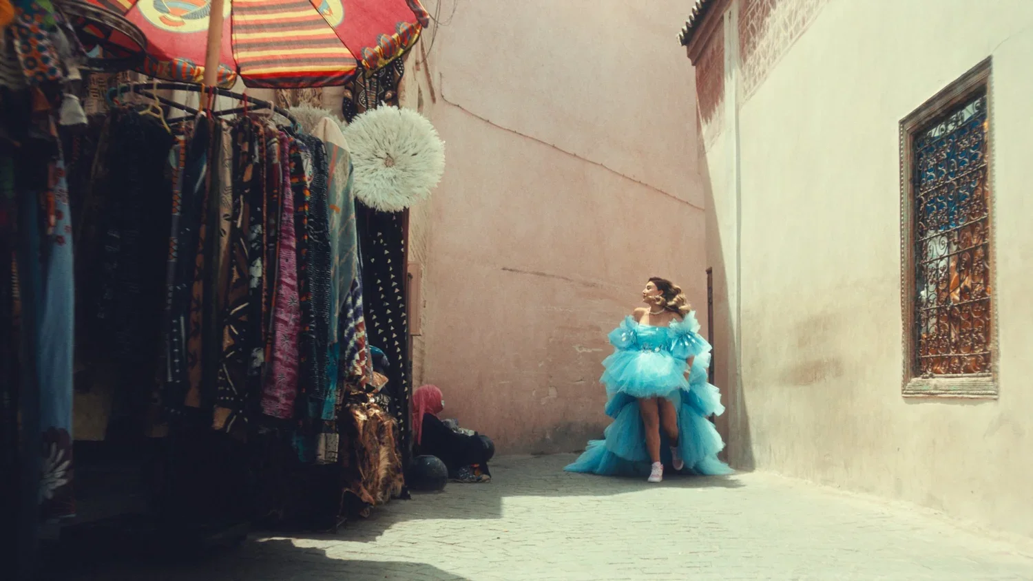 Aida Khaled color grade, frame 6