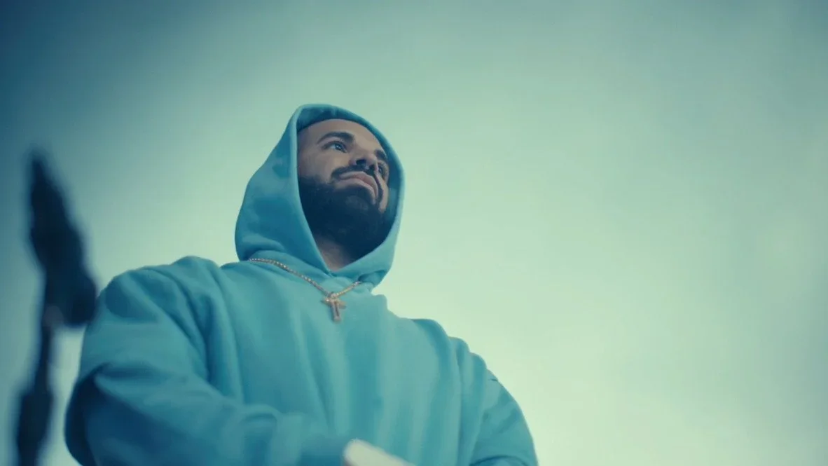 Drake & Kanye West · Prime Video color grade, frame 1