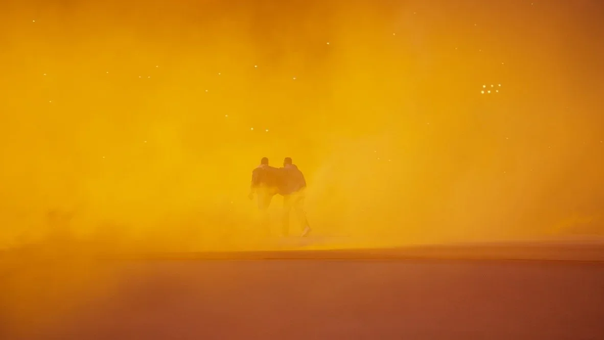 Drake & Kanye West · Prime Video color grade, frame 4