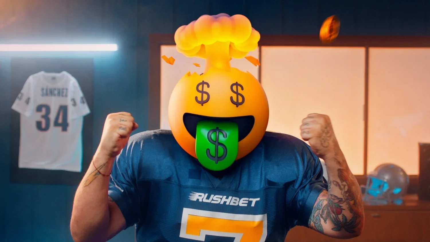 Rushbet color grade, frame 4