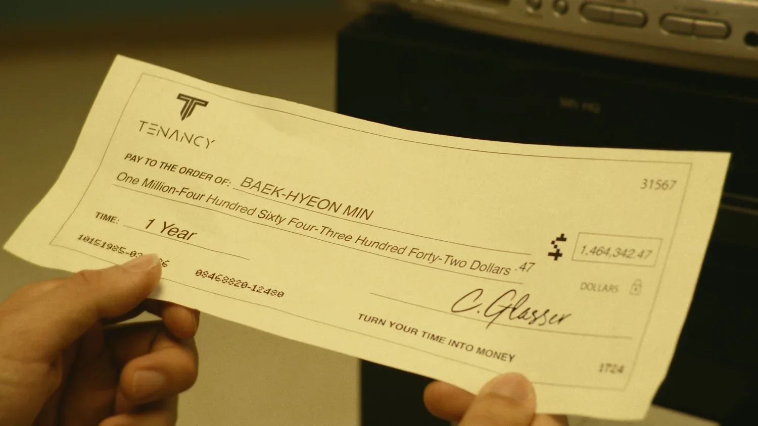 Tenancy color grade, frame 19