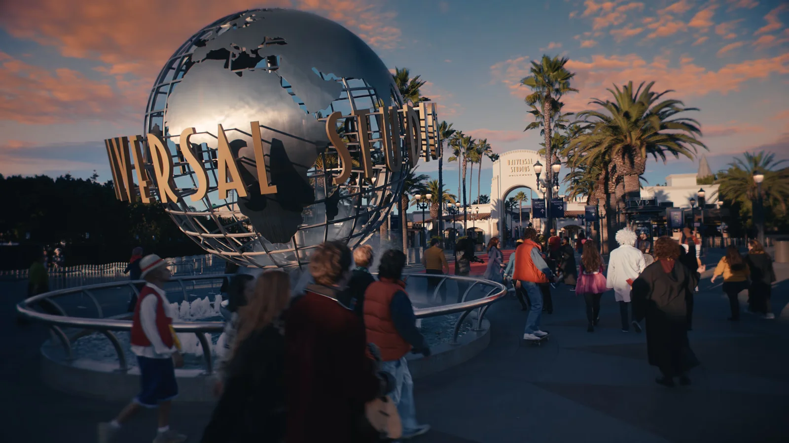 Universal Studios color grade, frame 5